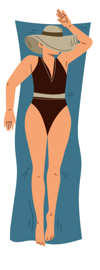 vacances détente serviette plage